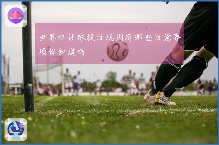 世界杯让球投注规则有哪些注意事项你知道吗