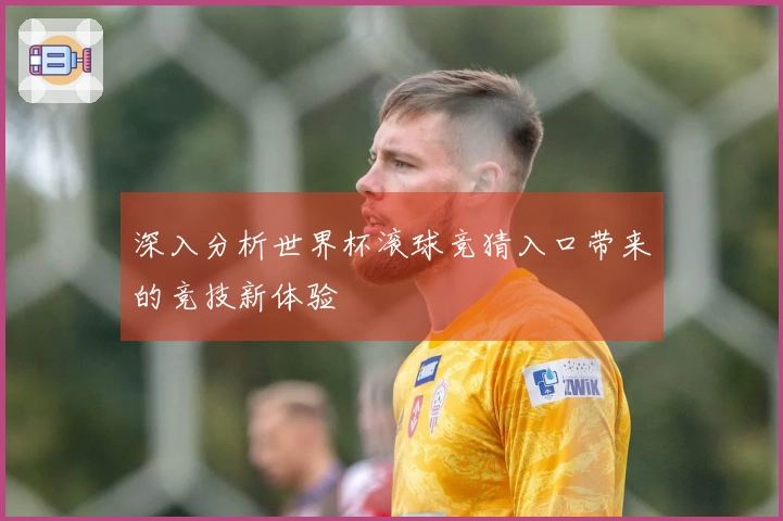 深入分析世界杯滚球竞猜入口带来的竞技新体验